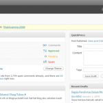 1wordpress-27 Tampilan Dasbor Wordpress 2.7