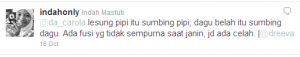 twitnya @indahonly